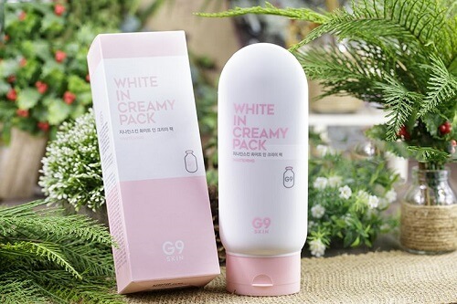 Kem ủ trắng da G9-Skin White In Creamy Pack Whitening